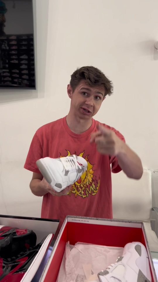 Selling shoes at a sneaker store be like…